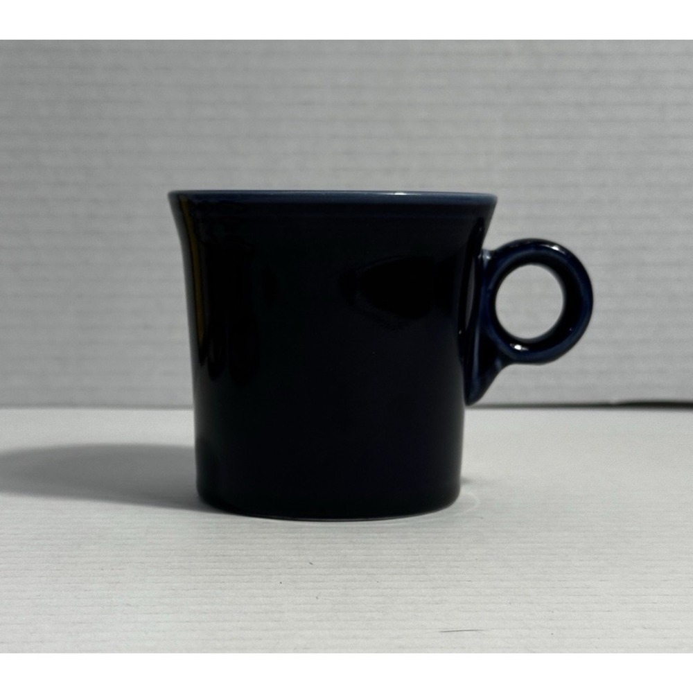 Fiesta HLC Navy Blue Ring Handle Coffee Mug USA Ceramic‎ 3.5 Inch